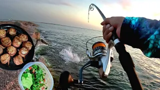 Jetty Fishing Cooking what I Catch (Port Aransas Tx)