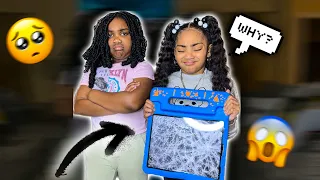 Girl Destroys Sisters IPAD 😱 SHE INSTANTLY REGRETS IT !