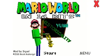 Mario Basics in 16 Bits 1.4.3 Port (SMW Baldi's Basics Mod) Gameplay