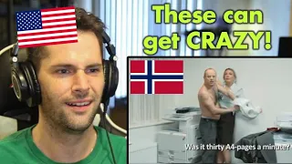 American Reacts to FUNNY Norwegian Commercials (Part 3)