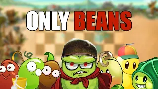 Can You Beat Plants Vs Zombies 2 With ONLY BEANS [Big Wave Beach]