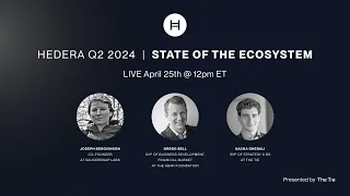 Hedera Q2 2024 State of the Ecosystem | Presented by The Tie