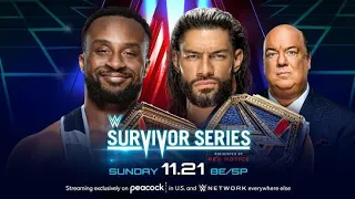 WWE Survivor Series 2021 Moving Match Cards!