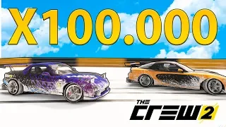 ПАРНЫЙ ДРИФТ В The Crew 2 НАБРАЛ Х100 000 МНОЖИТЕЛЯ ДРИФТОМ