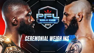 PFL Regular Season - Las Vegas, 2024 - Ceremonial Weigh-Ins