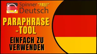 Spinner Deutsch Paraphrase-Tool [EINFACH ZU VERWENDEN]