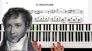 Oginski - Polonaise Farewell to My Homeland - Sheet music | TUTORIAL