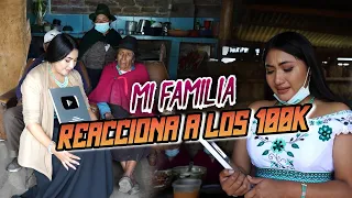 CELEBRACIÓN POR LOS 100K (Mi familia reacciona)  | Ely Guaminga