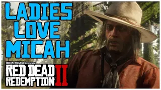 All Micah's Pick-Up lines at Girls | Red Dead Redemption 2