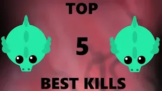 TOP 5 BEST MOPEIO KILLS ON MY CHANNEL! // 1 YEAR ON YOUTUBE!!! // MOPE.IO