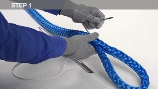 Samson Rope: Eye Splice Lock Stitching Procedure