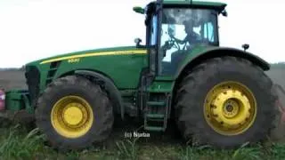 Plowing / Ploughing / Szántás - John Deere 6110, 7720, 7820, 8530, Fendt 936 in Hungary 2010