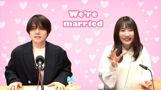 Uchida Yuuma and Hidaka Rina’s marriage