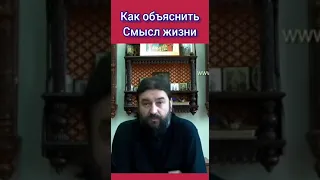 Как объяснить смысл жизни. Протоиерей Андрей Ткачев