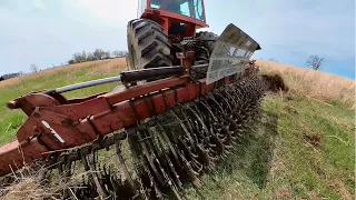 Using a Rotary Hoe on your hay field?