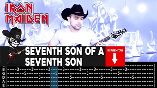 【IRON MAIDEN】[ Seventh Son Of A Seventh Son ] cover by Masuka | LESSON | GUITAR TAB