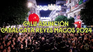 [4K] CALLE ASUNCIÓN CABALGATA REYES MAGOS 2024 | Desde Triana | Virgen de los Reyes