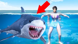 Playing As A SHARK With GTA 5 MODS! (Brutal)