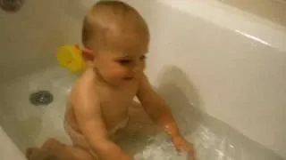 Jace Tonagel in the tub