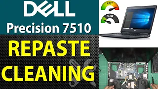 How to Repaste and Clean a DELL Precision 7510 Laptop | Step by Step