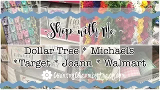 Shop with Me! Dollar Tree, Michaels, Target, Joann Fabrics, Walmart
