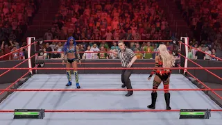 WWE 2K22 | RAW | Liv Morgan vs Sasha Banks