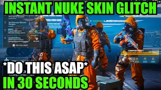 *NEW* INSTANT NUKE SKIN GLITCH MW3 in 30 SECONDS! *DO THIS ASAP* MW3 GLITCHES! WARZONE GLITCH!