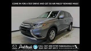 GREY 2017 Mitsubishi Outlander ES AWD Review   - Park Mazda