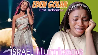 🇮🇱 Eden Golan - Hurricane(Rehearsals) REACTION | Israel Eurovision 2024