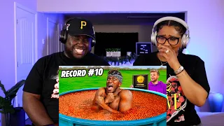 Kidd and Cee Reacts To SIDEMEN BREAK THE WEIRDEST WORLD RECORDS