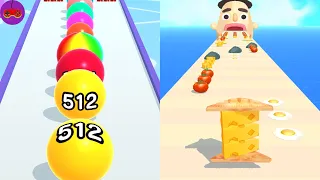 Ball Run 2048, Sandwich Runner, Draw To Smash Logic Puzzle … All Levels Gameplay Walkthrough Nr 70