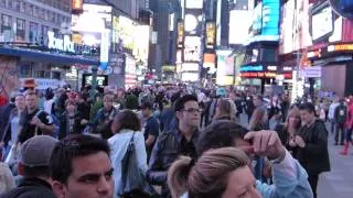 Bob sinclar public concert at Times Square in New-York