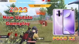 POCO X2 60fps test after new update Pubg Mobile 2023 || S FOR GAMING