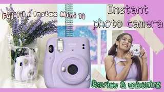 Fujifilm INSTAX Mini 11 Instant Camera Unboxing & Review 📸 || gimaashi