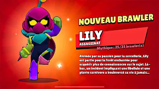 j'ai DÉBLOQUÉ LILY 😍 (encore un brawler CHEATÉ 🔥) merci Brawl Stars 🙏