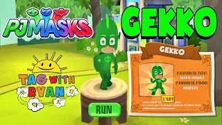 Tag with Ryan - Gekko New Character Unlocked PJ Mask UPDATE - All Characters Unlocked