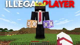 Why This ILLEGAL Player Is Impossible To Ban In This Minecraft Smp...