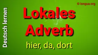 A1, A2, B1, B2, Deutsch lernen für Anfänger - wo, wohin, woher, hier, da, dort