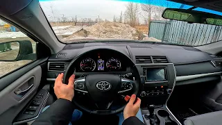 2015 Toyota Camry XE 2.5L (178) Pov Test Drive