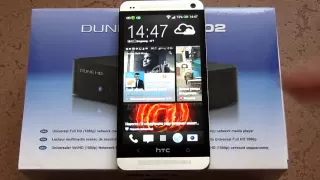 Медиаплеер Dune HD TV-102W-С и смартфон HTC ONE