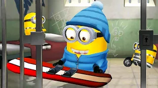 Snowboarder Minion completed levels 691-692 with props ! Minion Rush PC HD