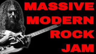 Massive Modern Guitar Rock Jam Track : Wavy Groove (F# Minor - 77 BPM)