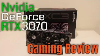 EVGA RTX 3070 XC3 Full Gaming Review FPS Benchmark Test in 1080p and 4K