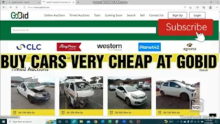 Buy Afordable Cars Using SMD & GO BID Auctions (GoBid has way cheaper)