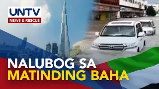 Runway ng airport sa Dubai, binaha dahil sa matinding ulan; Ilang bahagi ng UAE, nalubog din