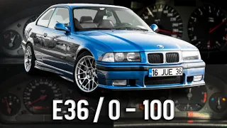 BMW 3 Series E36 (0-100 KM/H) (0-60 MPH) ACCELERATION BATTLE