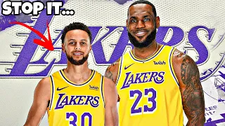 Steph Curry & LeBron James Are Teaming Up On The Lakers In 2022... (EXPOSING THIS TAKE)