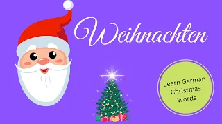 Weihnachtswörter | Learn German Christmas Words | German for Kids | KidsGerman