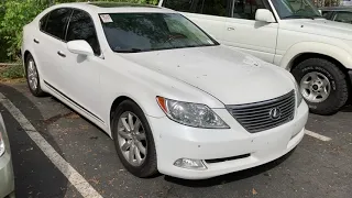 2007 Lexus LS460 414,000 Miles beater!   Test Drive POV Walk around auction find