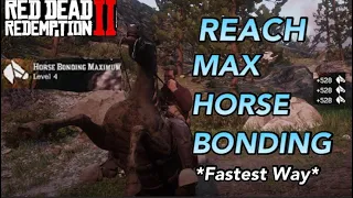 Red Dead Redemption 2- REACH MAX HORSE BONDING FAST!!! (WORKS FOR RDR2 Online and Story Mode)